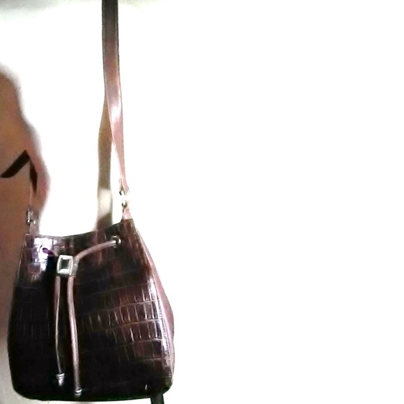 Fossil Brown Alligator Leather Purse 75032 - Picture 6 of 9